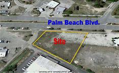 33,800± Sf Vacant Commercial Site ~ Palm Beach Blvd. Near 1-75 