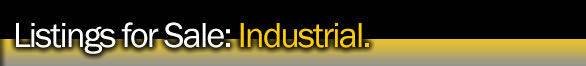 Listings for Sale: Industrial