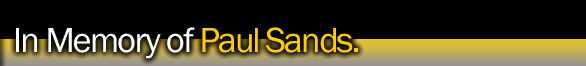In Memory of Paul Sands